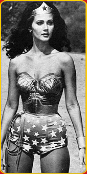 Lynda in her last season's Wonder Woman costume.
