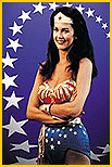 12. British made "Wonder Woman" Poster ( Pyramid Posters Ltd., England, UK). Usually identified as the "Blue Poster".