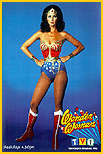 13. "Wonder Woman" poster to promote the premiere of the series on the Australian cable channel TV1 ( 1998 TV1 Network).