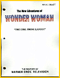 6.The New Adventures of Wonder Woman script: "The Girl From Ilandia". ( 1977 Warner Bros. Television).