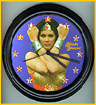 6.Wall Clock. Source Unknown. Lynda Carter as Wonder Woman from "The New Original Wonder Woman".