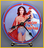 13.Deck Clock. Source Unknown. Lynda Carter as Wonder Woman from "The New Adventures of Wonder Woman".