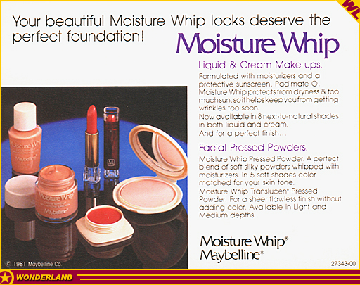 ADVERTISEMENTS -  1981 by Maybelline Co.