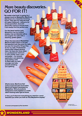 ADVERTISEMENTS -  1981 by Maybelline Co.