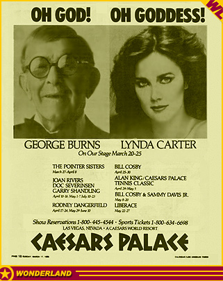 ADVERTISEMENTS -  1985 by Caesars Palace.