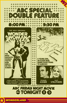 "THE NEW, ORIGINAL WONDER WOMAN" -  1975 Warner Bros. Television / ABC-TV.